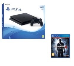 PLAYSTATION 4 Slim & Uncharted 4: A Thief's End Bundle - 500 GB
